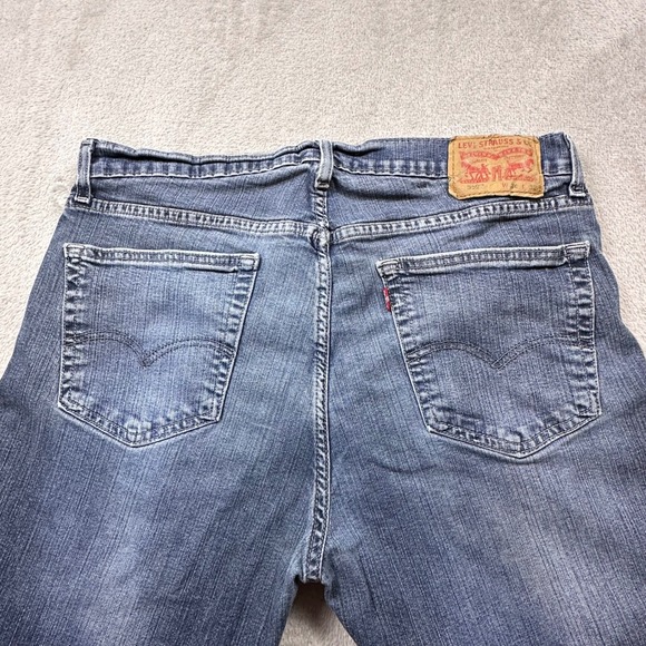 Levi's 559 Relaxed Straight Jeans Tag W36 L32 Distressed Denim (fit 34W x‎ 30L) - Picture 5 of 16